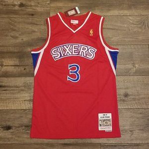 AI A.I. Philly Throwback Rookie Mens Jersey New Stitched